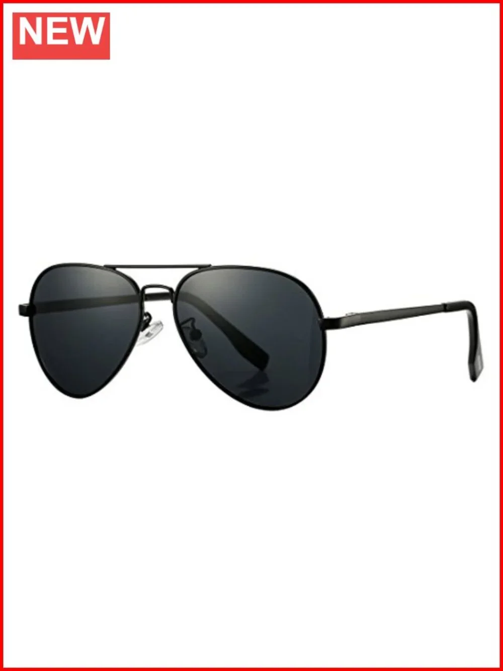Polarized Aviator Sunglasses Metal Frame UV400 Protection Vintage Design